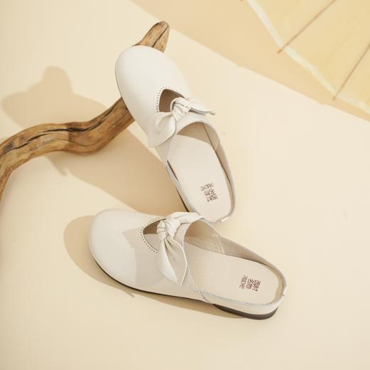 【初夏新品】西村名物2025年春季新款舒适平跟新中式风优雅玛丽珍单鞋X25AH16481 商品图9