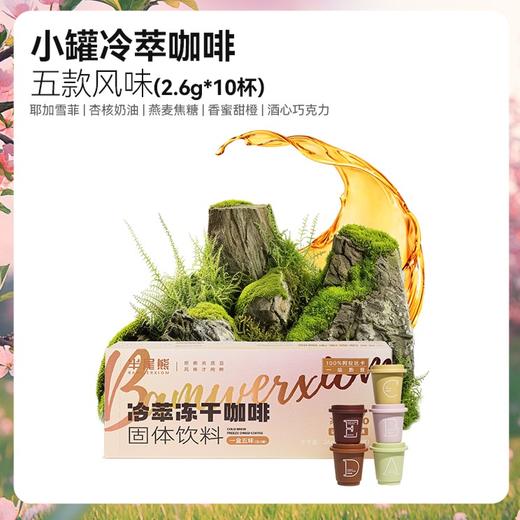 半尾熊丨冷萃冻干咖啡 一盒五种风味 26g（2.6g*10罐 ） 商品图0