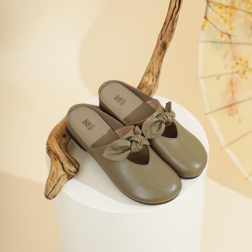 【初夏新品】西村名物2025年春季新款舒适平跟新中式风优雅玛丽珍单鞋X25AH16481 商品图6