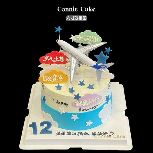梦想起航 飞机主题蛋糕 商品图1