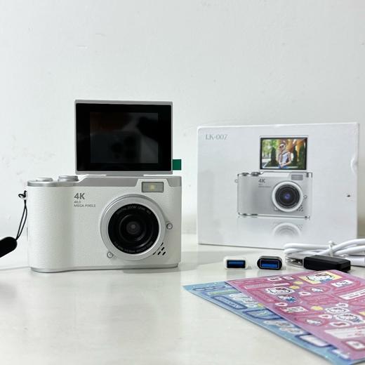 超值热卖中！CCD翻转大屏幕相机 下单赠读卡器 Type-C转接头 4800W像素 手机可读取照片 可自拍 儿童学生数码相机 可拍照打印相机 商品图2