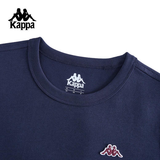 Kappa卡帕背靠背夏季2025新款运动短袖女款纯棉亲肤t恤休闲上衣女K0F42TD38 商品图3