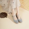 西村名物2025年春季新款舒适低跟新中式风优雅玛丽珍单鞋X25AH16471 商品缩略图4