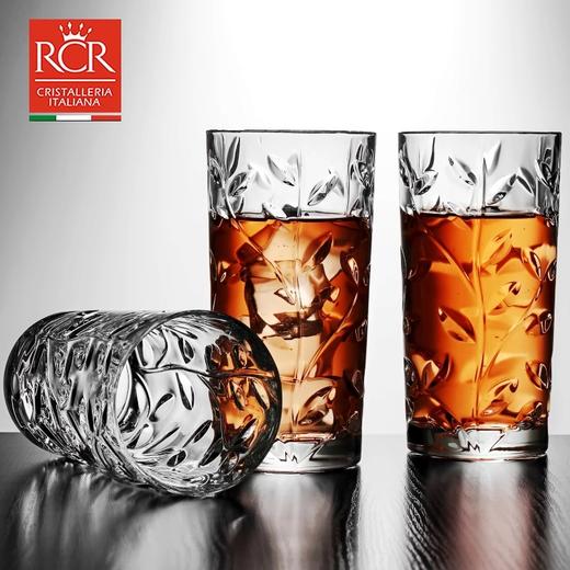 意大利进口RCR水晶玻璃杯水杯家用套装玻璃茶杯轻奢泡茶杯高级感RCR叶纹7头晶质水具套装 商品图3