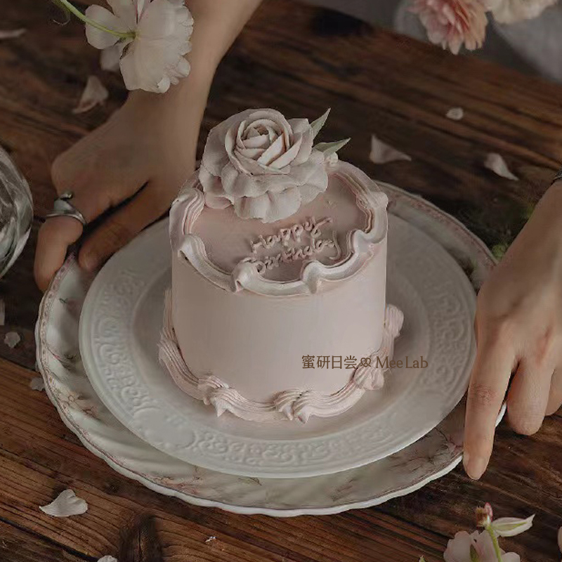 0862 “一朵山茶”  蛋糕