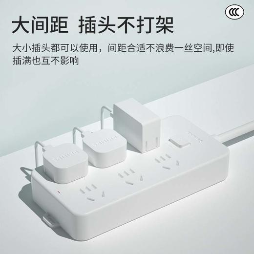 飞利浦插座多孔位家用排插2180A长度1.8米 商品图3