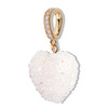北京仓｜CRYSTAL HAZE-Jelly Heart-pave-白色心形 吊坠［挪威设计师］ 商品缩略图1