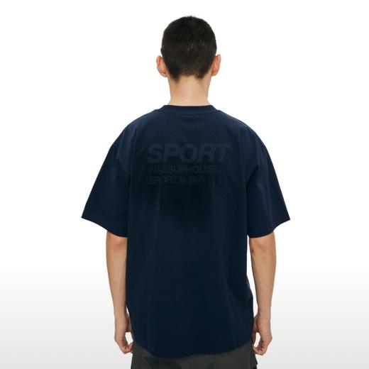 WassupHouse水显印花运动短袖T恤 商品图1