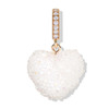 北京仓｜CRYSTAL HAZE-Jelly Heart-pave-白色心形 吊坠［挪威设计师］ 商品缩略图0