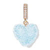 订购4周到｜CRYSTAL HAZE-Jelly Heart-pave-淡蓝色心形 吊坠［挪威设计师］ 商品缩略图0