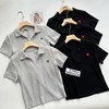 3-5天发货【爱心polo领T恤 】婴儿级优可丝面料!回弹力超大,手感百般细腻❗️ 袖口、下摆采用绷缝设计,线迹匀称不松散,不卷翘 商品缩略图1