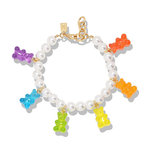 北京仓｜CRYSTAL HAZE-Juanita-多色小熊 手链［挪威设计师］ 商品图1