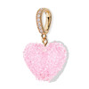 订购4周到｜CRYSTAL HAZE-Jelly Heart-pave-淡粉色心形 吊坠［挪威设计师］ 商品缩略图1