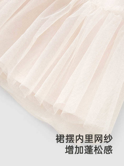 【高定系列】英氏女童裙子夏季短袖透气女孩连衣裙礼裙儿童公主裙YRLCJ2R021A 商品图4