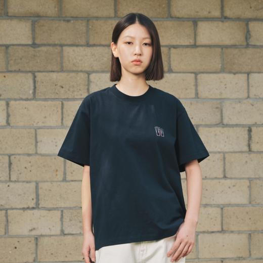 WassupHouse字母叠影印花短袖T恤 商品图1