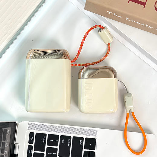 【新国标3c认证】i-mu幻响S5/S16S17小宝/大宝移动电源22.5w快充充电宝10000mAh/20000mAh充电聚合物电芯白色轻薄便携大容量液晶显示适用于小米苹果 商品图14