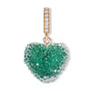 北京仓｜CRYSTAL HAZE-Jelly Heart-pave-绿色心形 吊坠［挪威设计师］ 商品缩略图0