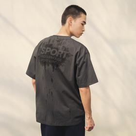 WassupHouse水显印花运动短袖T恤