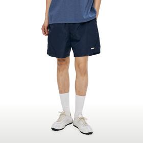 WassupHouse亮面金属尼龙沙滩短裤