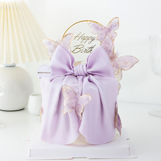 0664 “粉蝶纷飞 ”蛋糕 商品图2