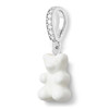 北京仓｜CRYSTAL HAZE-Nostalgia Bear-pave-白色小熊 吊坠（银色环扣）［挪威设计师］ 商品缩略图1