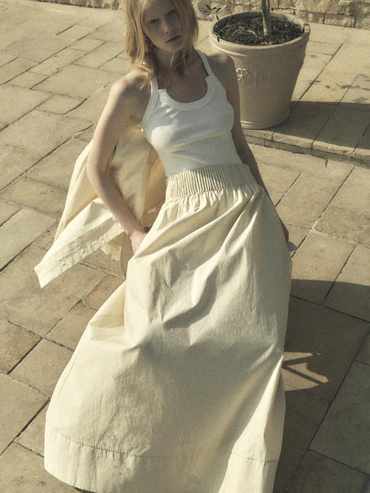 VC｜SS25114 Kaz basic tank top [吊带上衣 白 / 浅蓝 / 粉 / 棕 / 黑 ] 商品图8