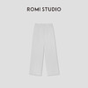 ROMI STUDIO“清新自在”经典全棉松紧腰系带直筒休闲裤RW24WXH1214 商品缩略图1