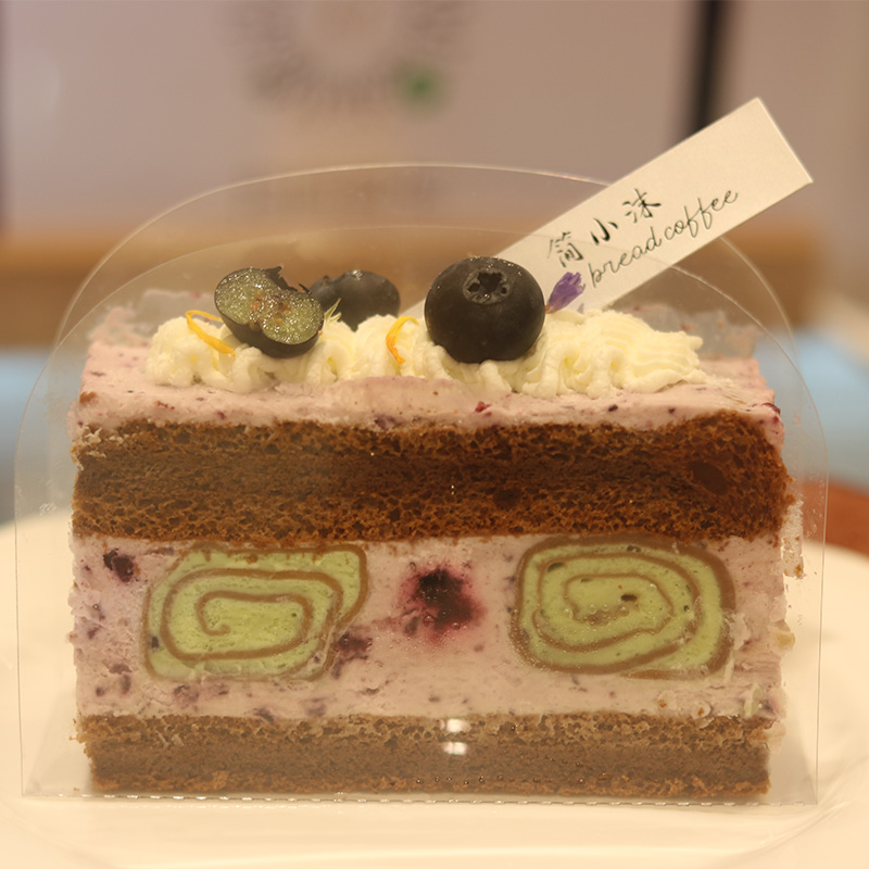 蓝莓开心可丽卷蛋糕（一块）