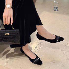 【不换不退】良木礼法式气质小香风小根单鞋（2057-38）