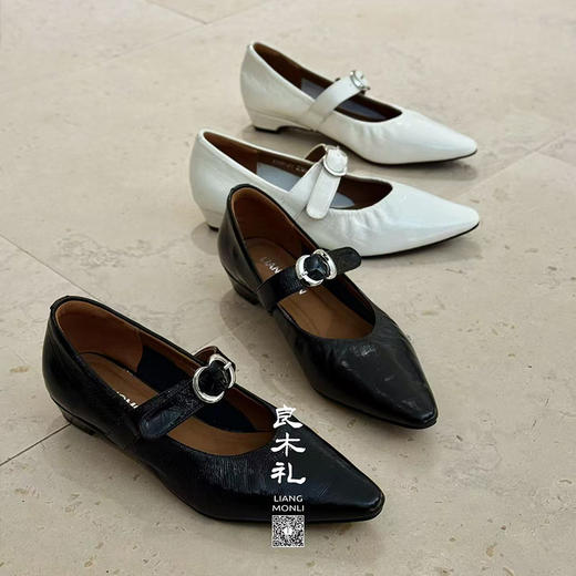 【不换不退】良木礼名媛风金属皮带扣单鞋子（1317-21） 商品图4