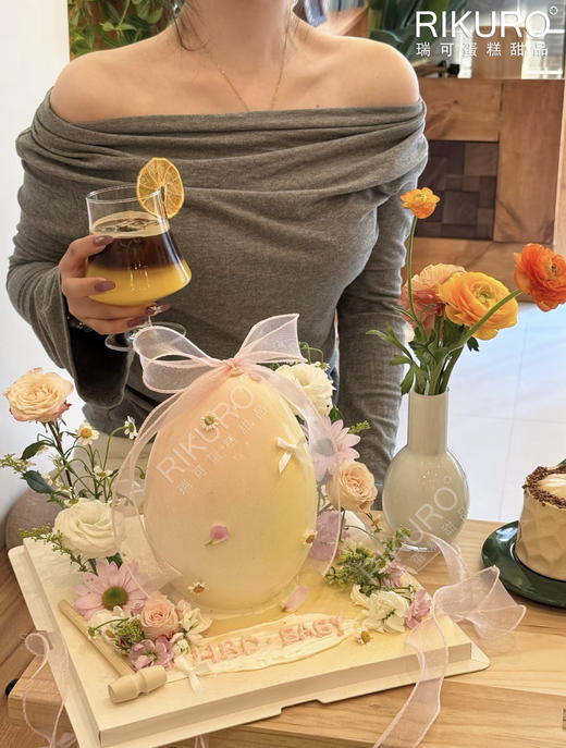 🥚破蛋快乐 | 6英寸生巧鲜花鲜果蛋糕 商品图0