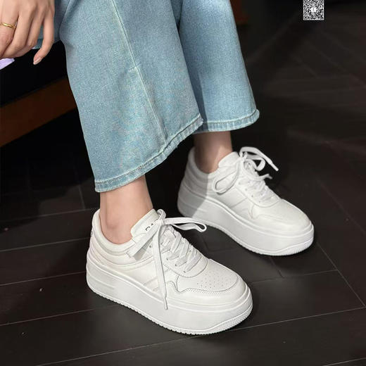 【不退不换】良木礼休闲日常小白鞋（8331） 商品图0