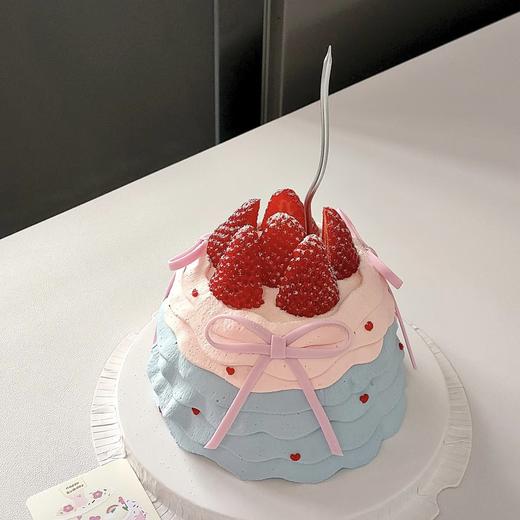 【莓雾云纱】ins风女生蛋糕 商品图0