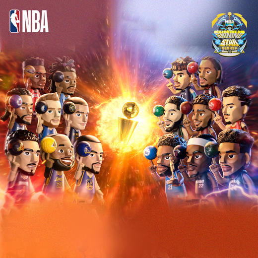 王牌化身 盲盒 星耀系列 潮流盲盒詹姆斯库里手办球星公仔潮玩新品 商品图1