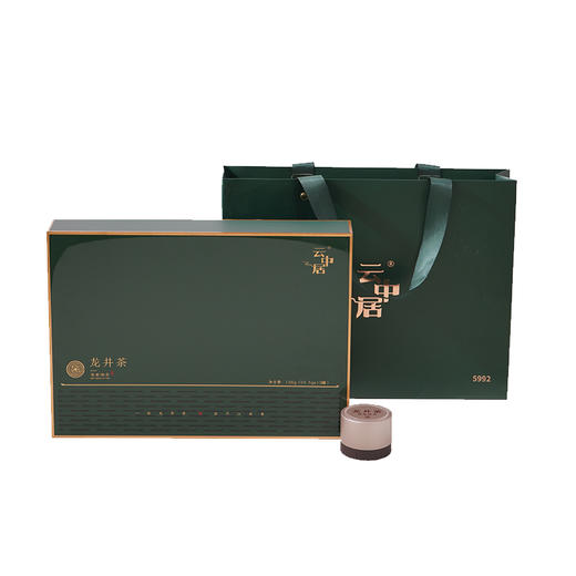 云中居藏春系列龙井茶礼盒装126g（10.5g×12） 商品图0