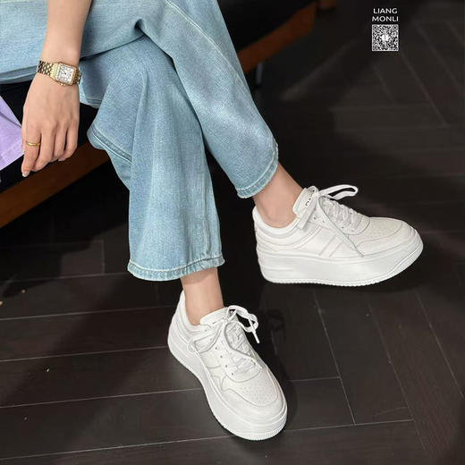【不退不换】良木礼休闲日常小白鞋（8331） 商品图2