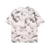 T3076夏季高级感新款国风水墨花卉圆领短袖T恤休闲时尚宽松套头上衣 商品缩略图5