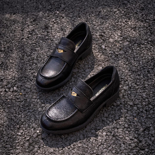 响午女鞋植鞣小牛皮运动乐福鞋【HZ】 商品图1