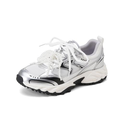 西村名物2025年轻便透气舒适厚底防滑休闲运动鞋老爹鞋T25CM38871 商品图6