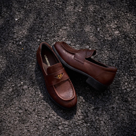 响午女鞋植鞣小牛皮运动乐福鞋【HZ】 商品图2