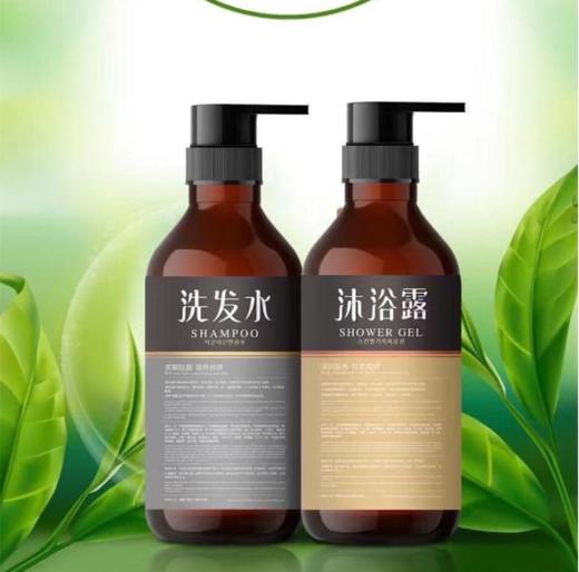 酒店宾馆专用洗发水沐浴露理发店浴场洗发液800ml沐浴露瓶装 商品图2