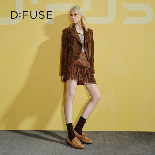 dfuse迪芙斯2023冬季新款圆头简约厚底户外马丁靴短靴df34116208