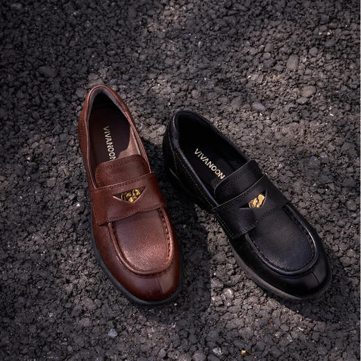 响午女鞋植鞣小牛皮运动乐福鞋【HZ】 商品图3