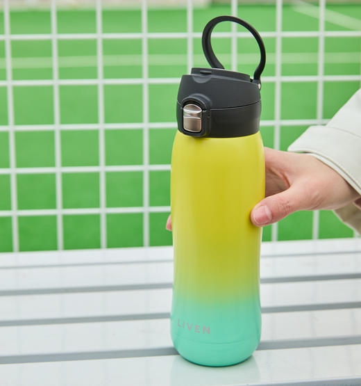 跃动保温杯（便携拉环盖)500ml 商品图1