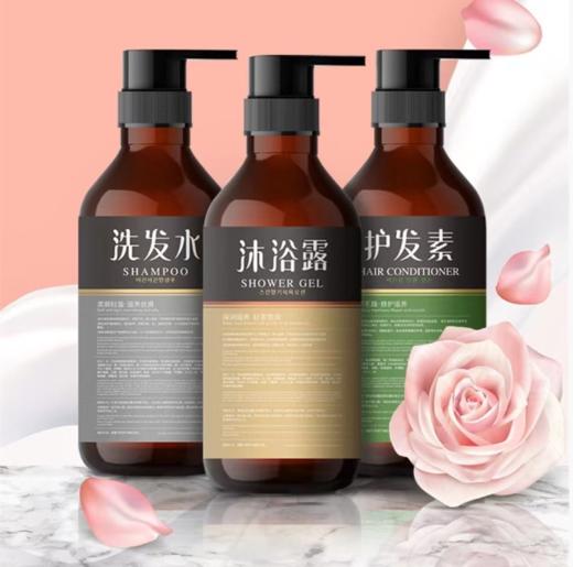 酒店宾馆专用洗发水沐浴露理发店浴场洗发液800ml沐浴露瓶装 商品图1