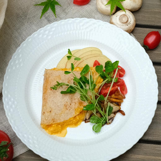 Zac´s滑蛋车达饼   Zac´s cheddar egg melt quesadilla 商品图0