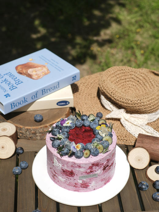 【蓝莓芝味】酸奶芝士奶油搭配怡颗莓蓝莓～酸酸甜甜花青素爆炸的一只糕 商品图5