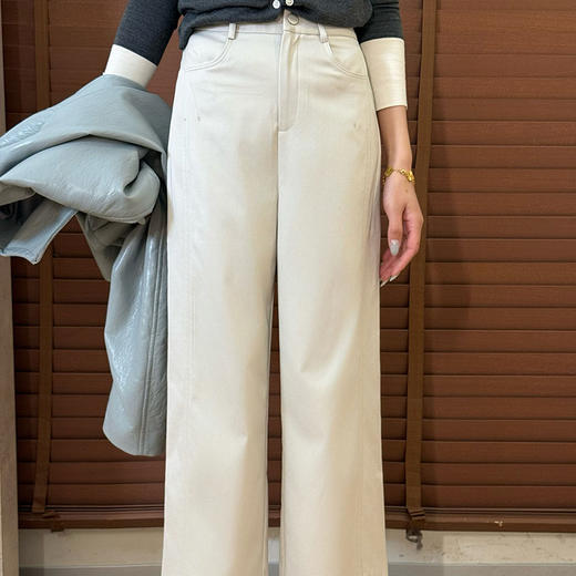 【不退不换】良木礼休闲九分阔腿裤（9538） 商品图1