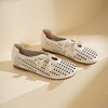 西村名物2025年夏季新款舒适平跟新中式风优雅镂空洞洞单鞋T25AH15801 商品缩略图10