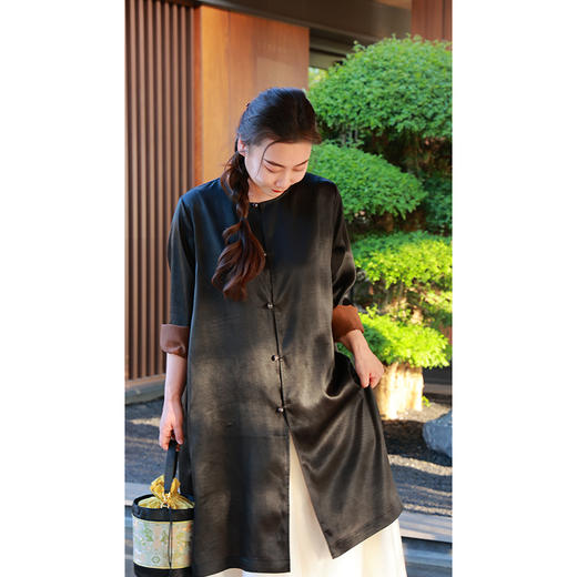 【直播间专属】新中式上衣（25710194响云-高定款） 商品图4